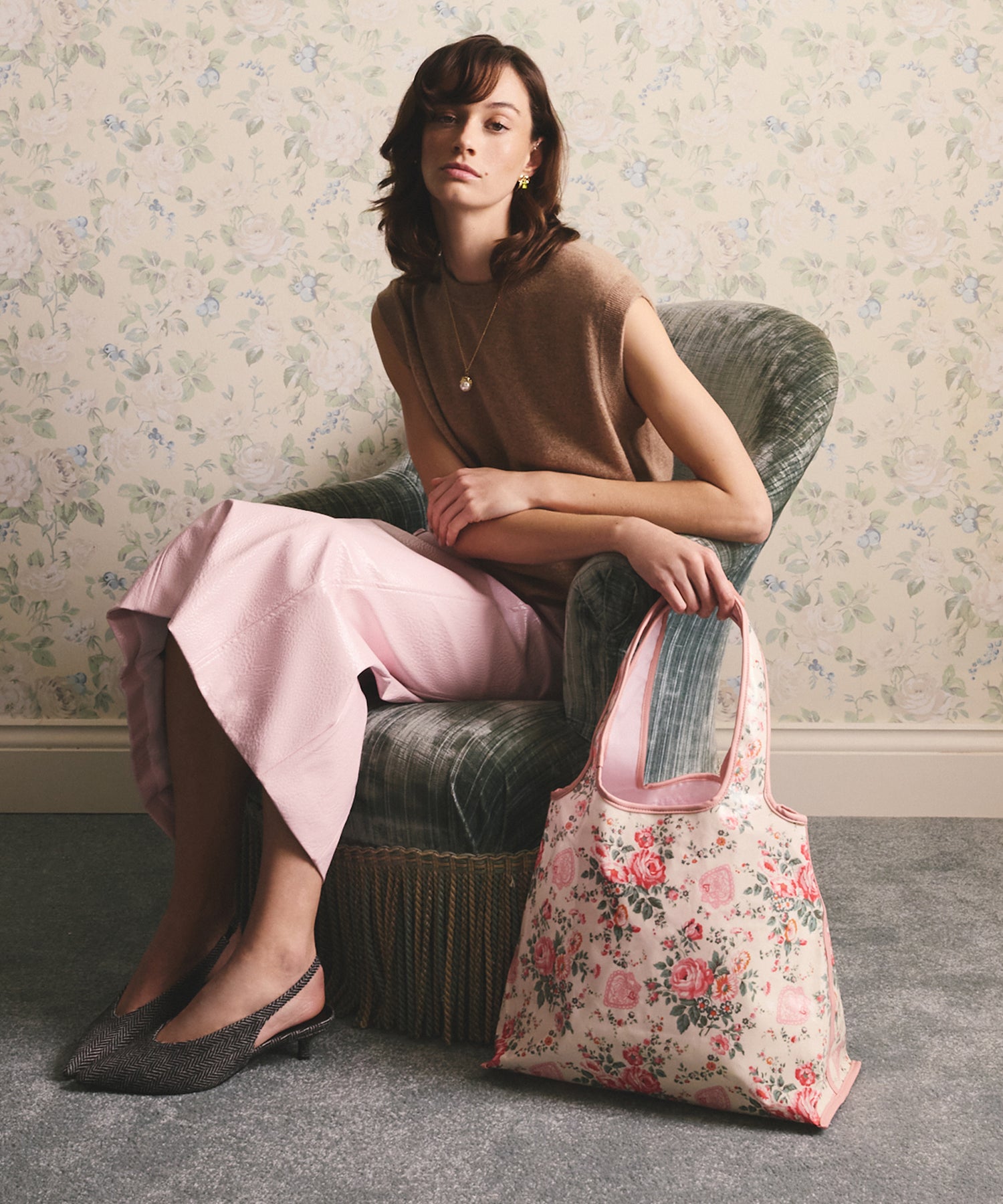 メリルボーン ショッパー Hackney Rose