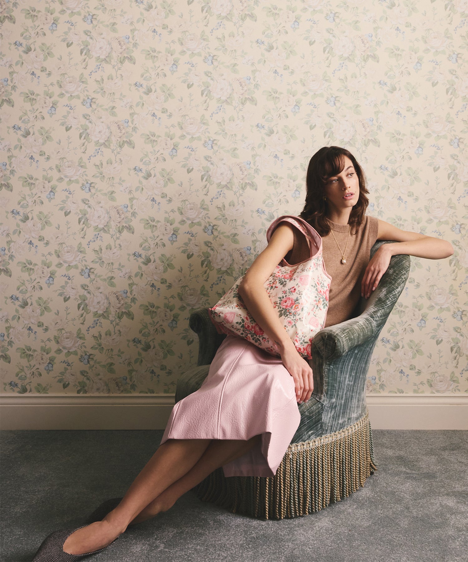 メリルボーン ショッパー Hackney Rose