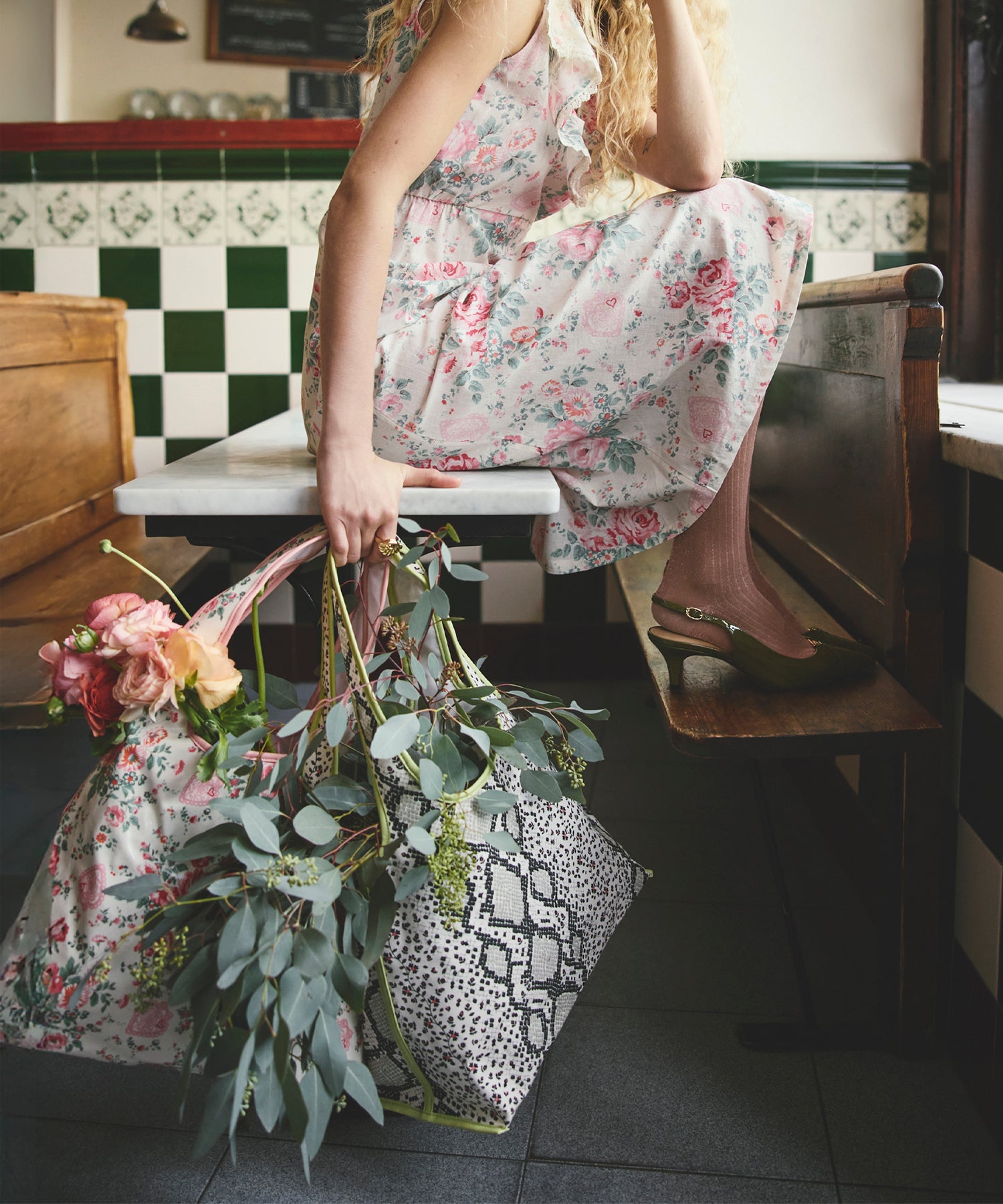 メリルボーン ショッパー Hackney Rose