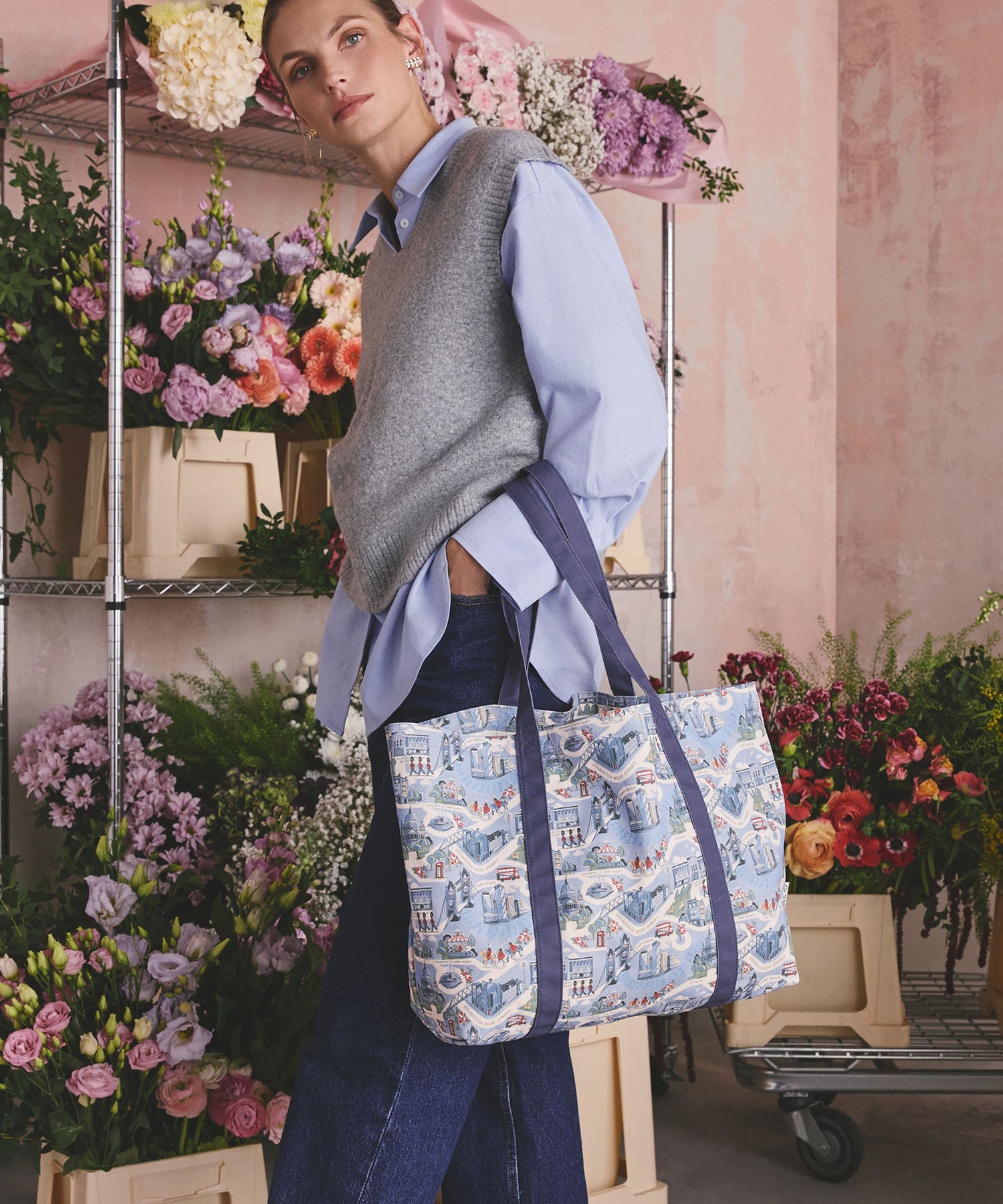 イーストウエスト トートバッグ London Town