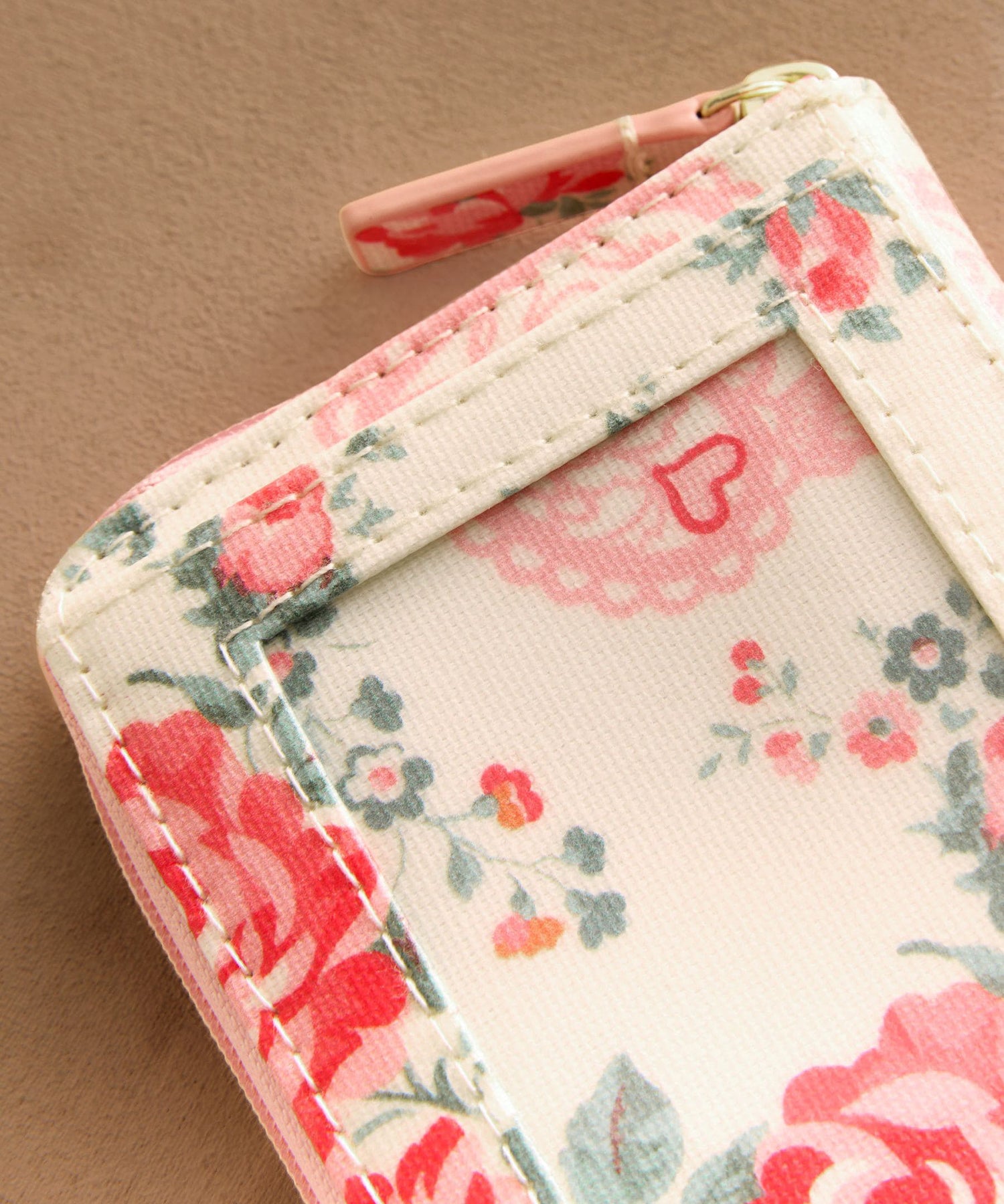 ミニ コンチネンタル ウォレット Hackney Rose