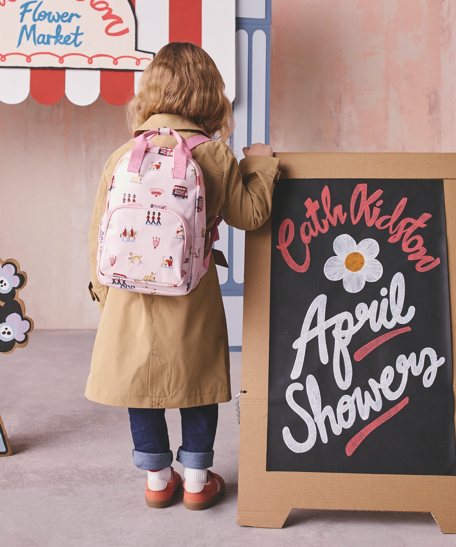 キッズ ミディアム バックパック Queenies London