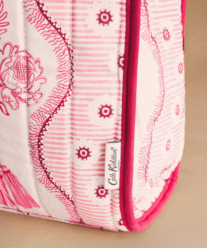 キルテッド ラージブックバッグ Spitalfields Silk