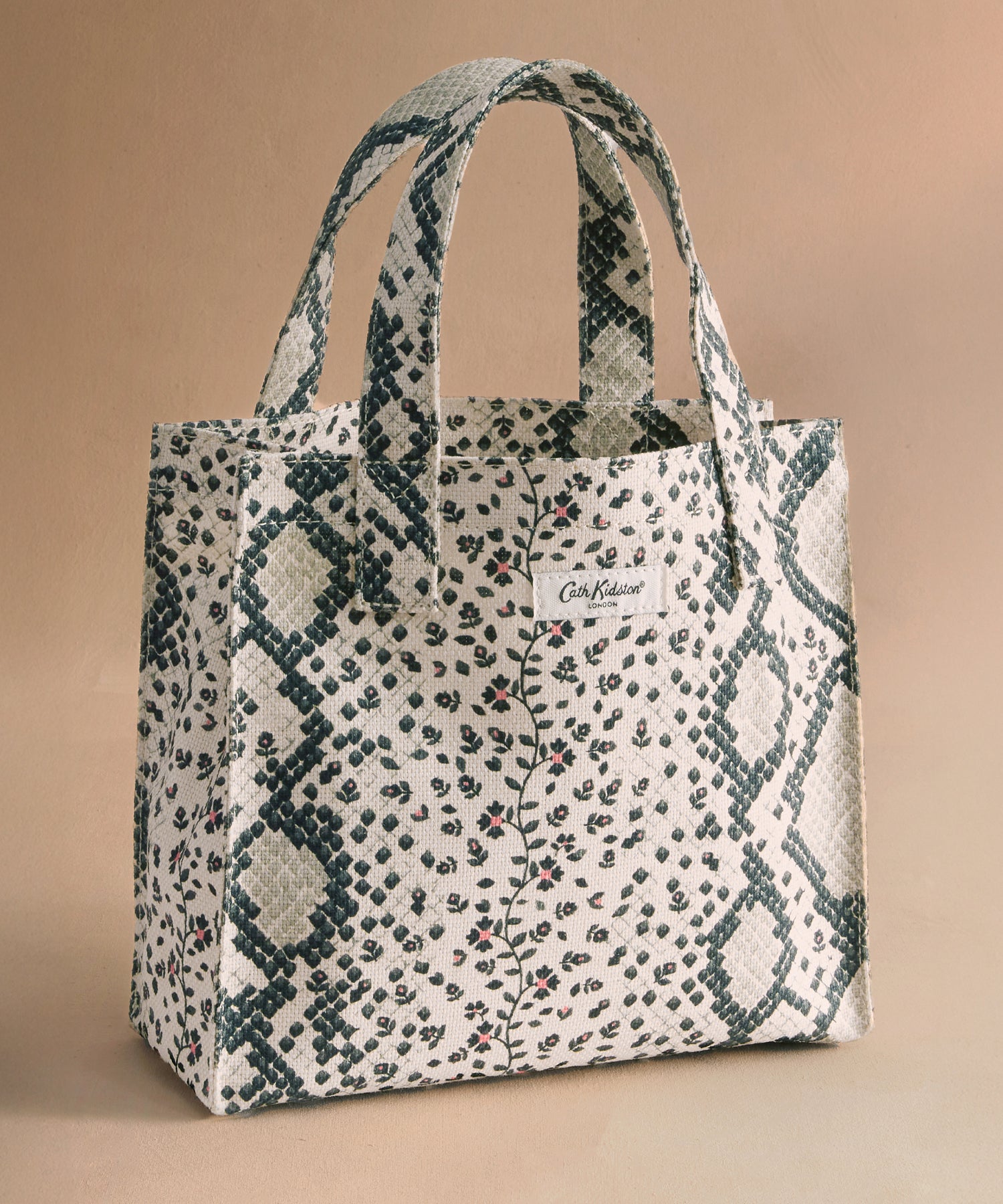 スモール ブックバッグ Snake Floral