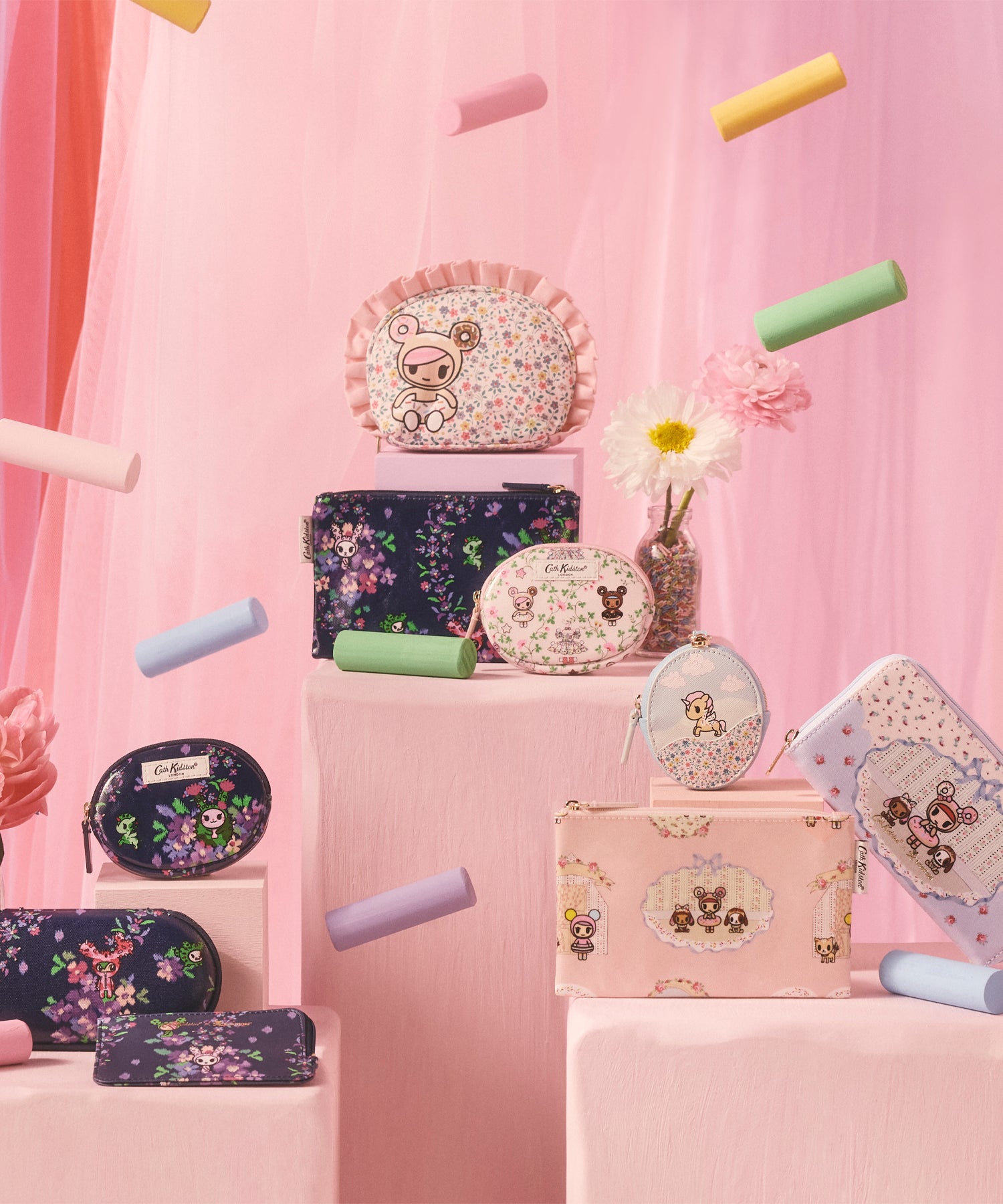 オーバル コイン パース Tokidoki Paper Dresses | Cath Kidston 日本