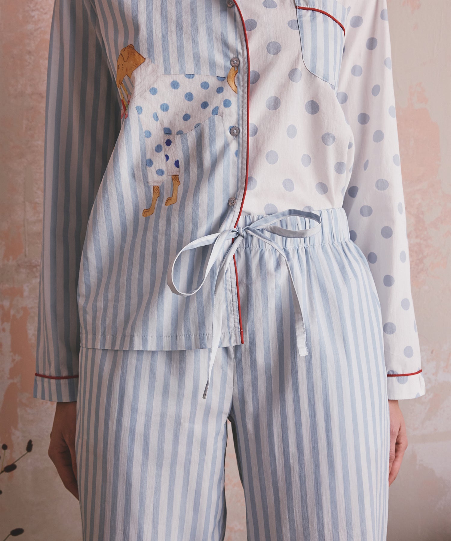 ボタン パジャマ Hackney Dogs