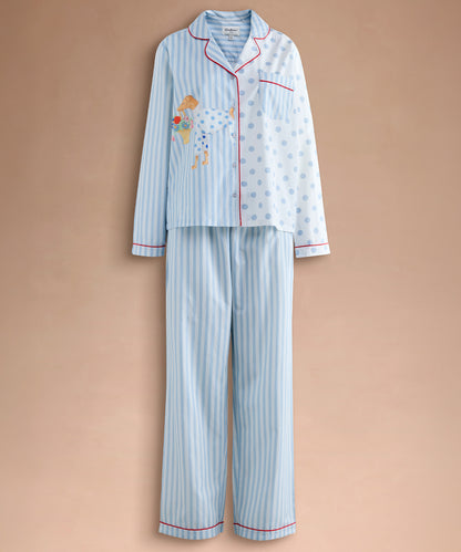 ボタン パジャマ Hackney Dogs