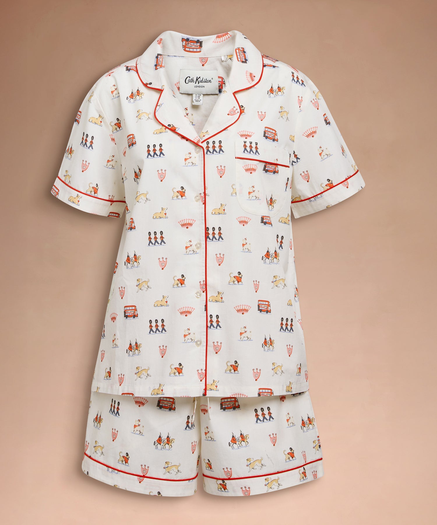 ボタン パジャマ ショート Stanley in London | Cath Kidston 日本公式