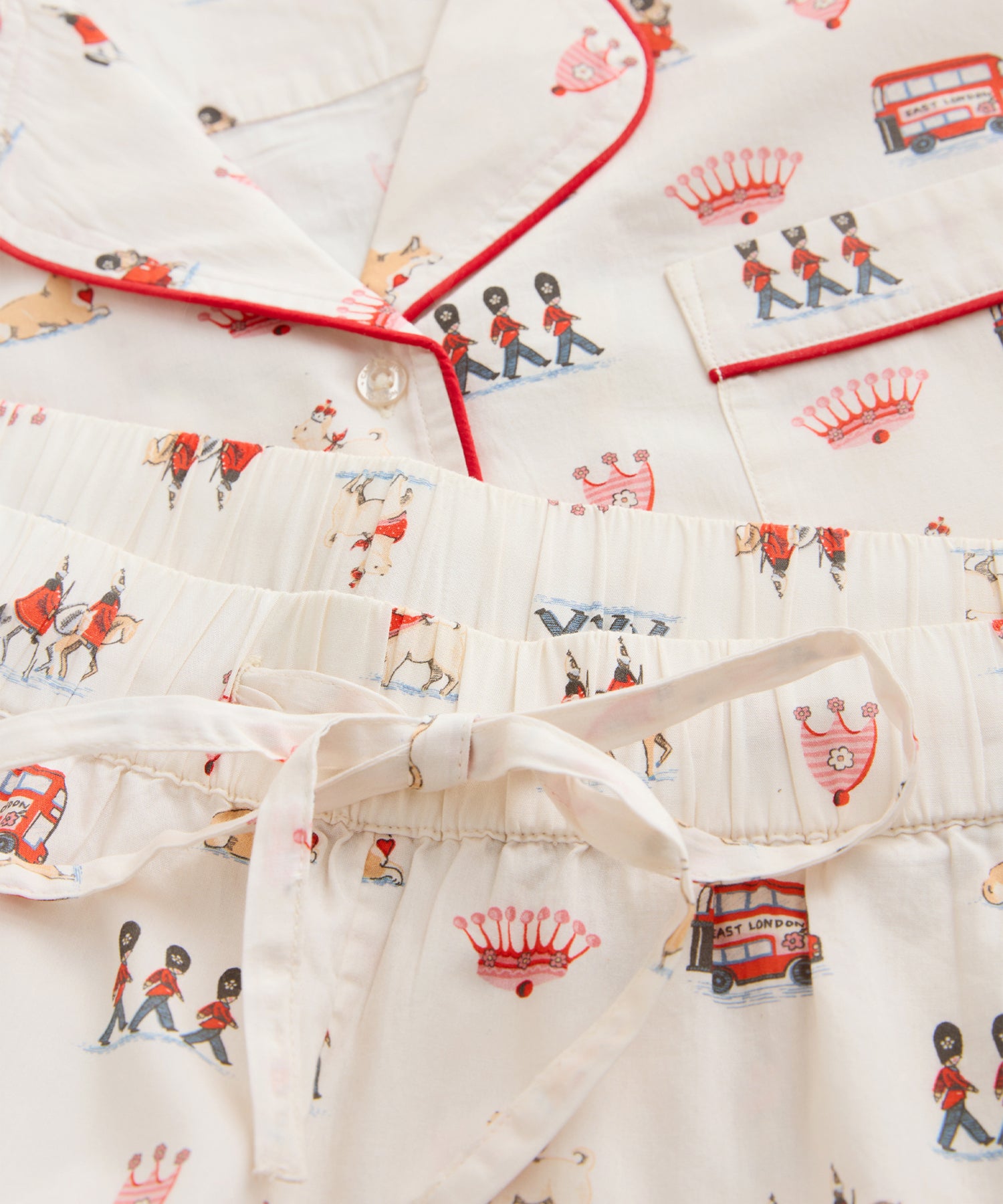 ボタン パジャマ ショート Stanley in London | Cath Kidston 日本公式