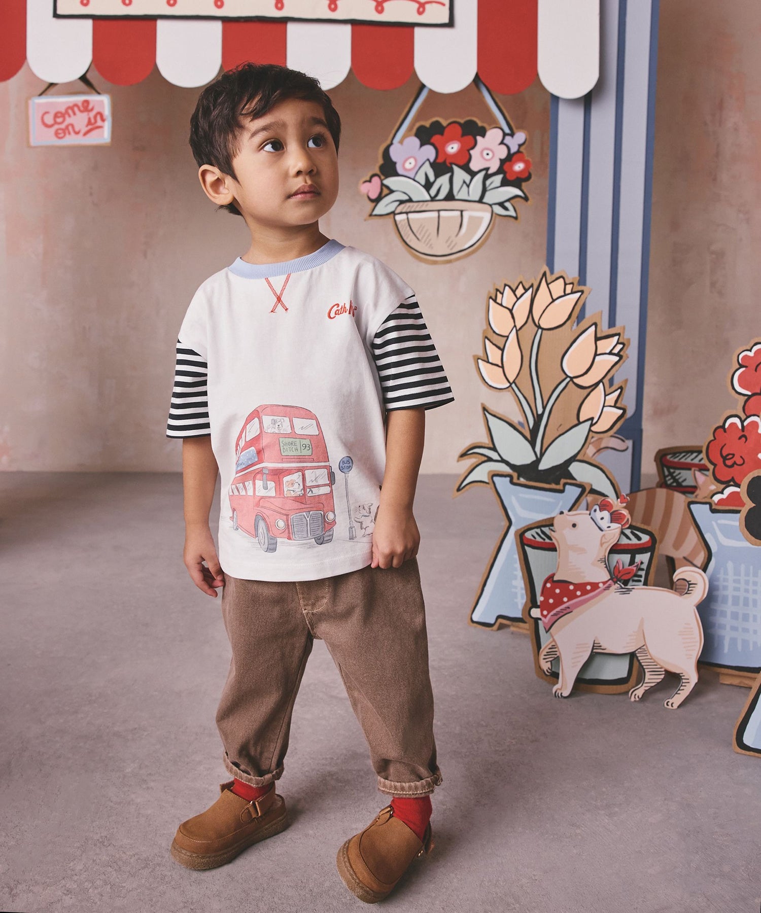 キッズ Tシャツ Stanley’s London Bus