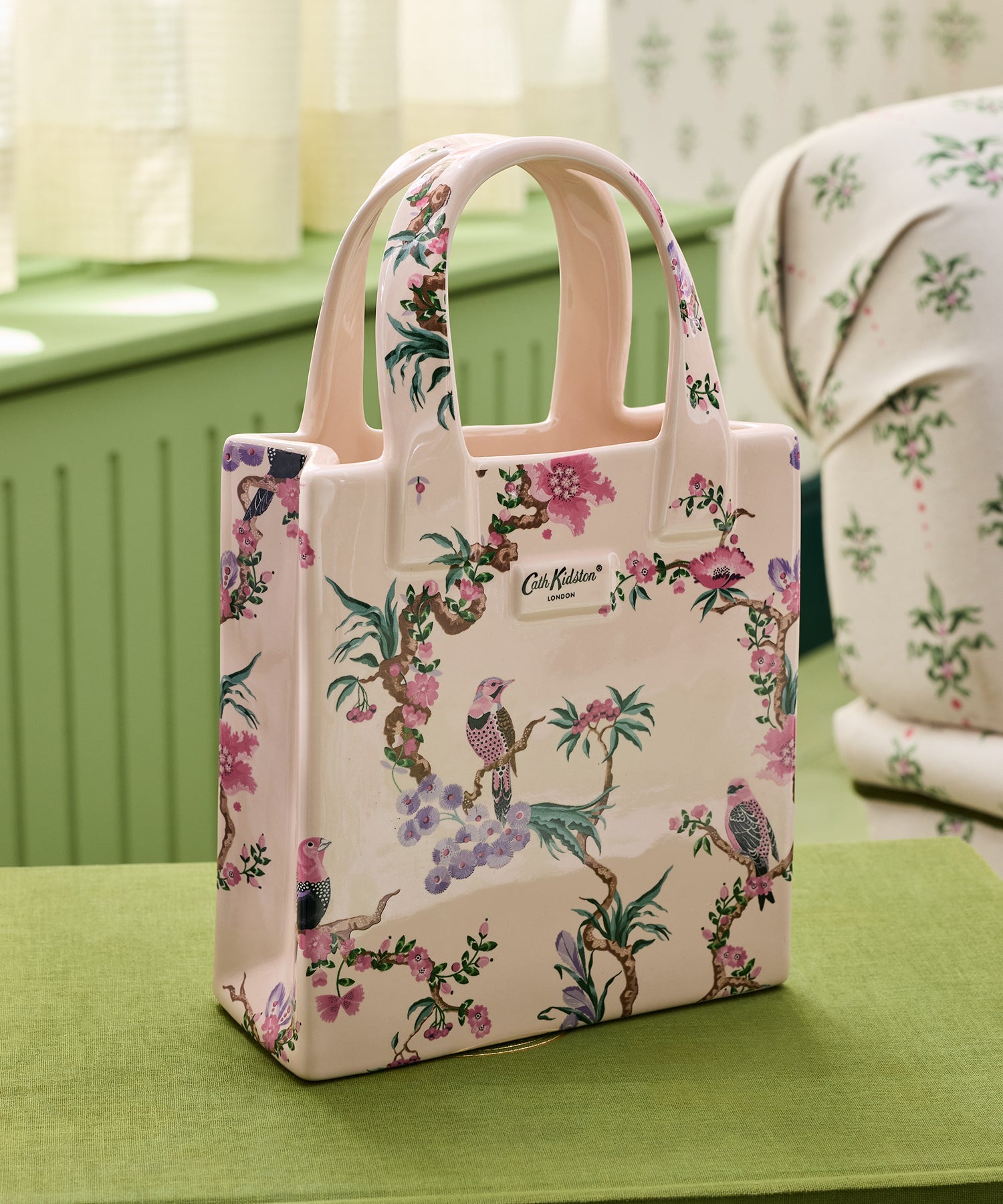 ブックバッグ フラワーベース Birds