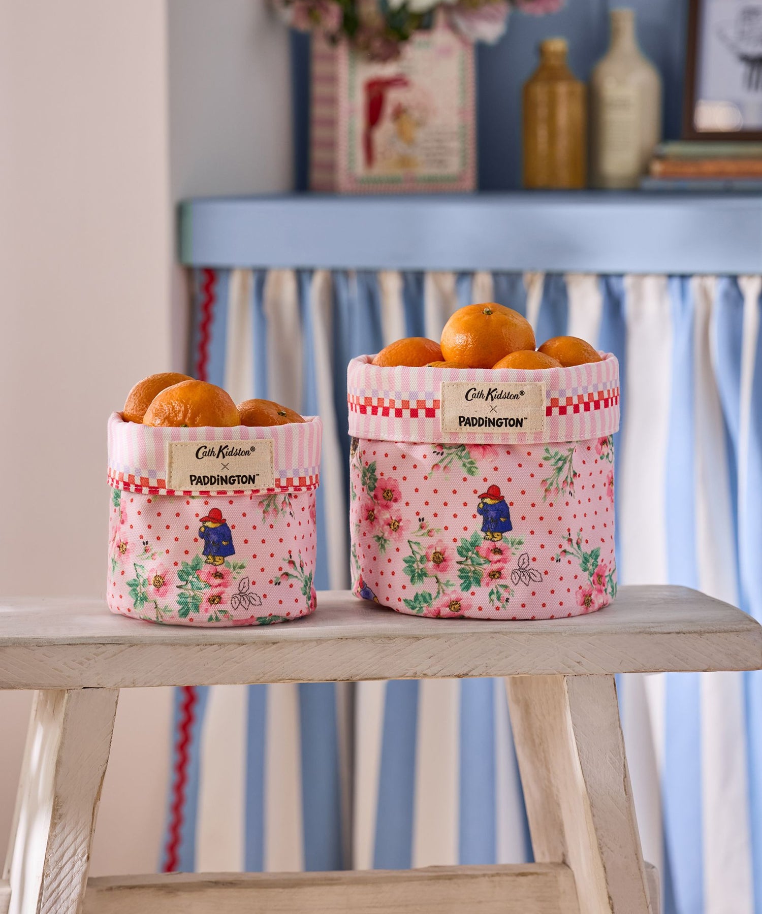 パディントン リバーシブル ストレージ 2個セット Paddington Blossom