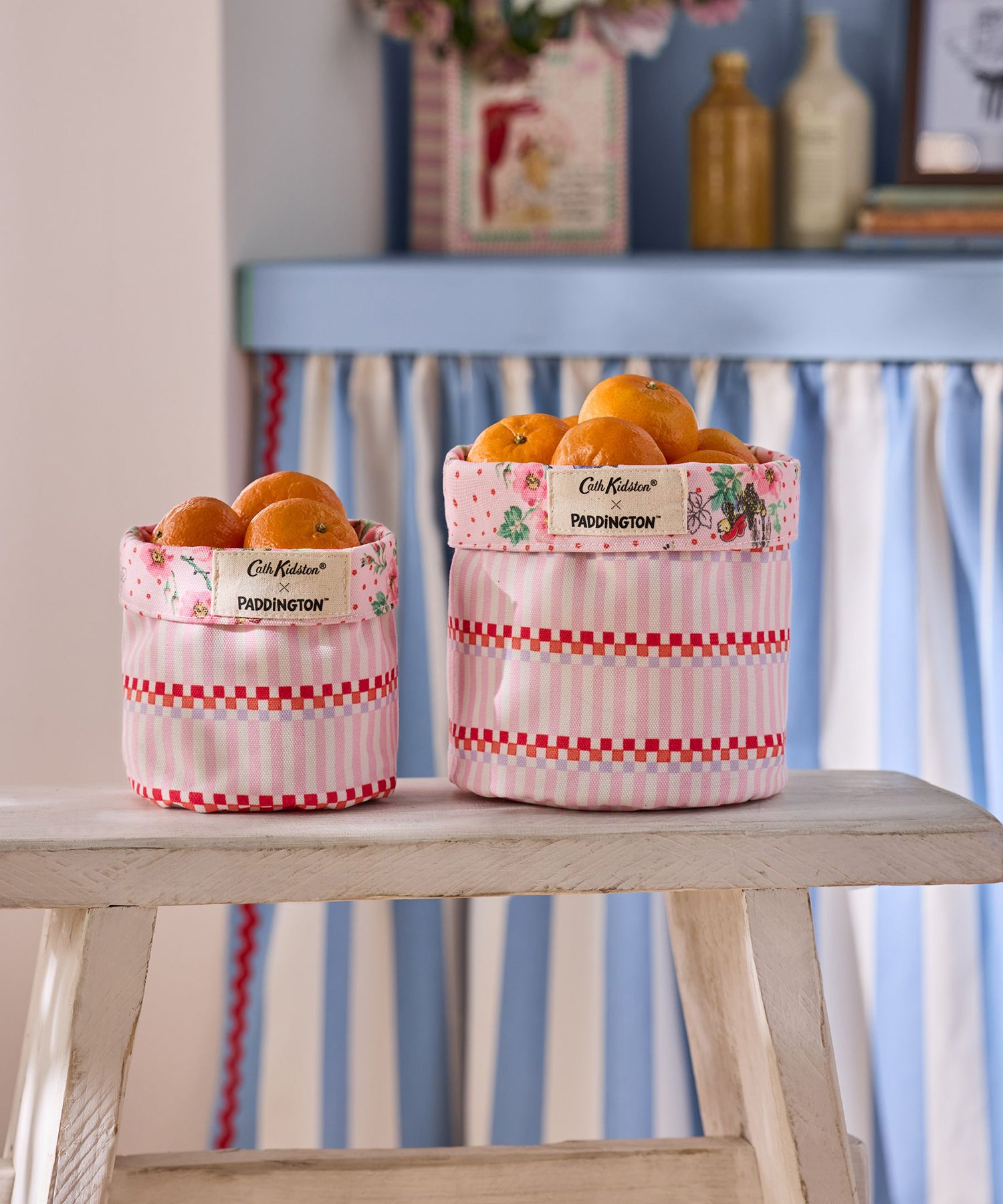 パディントン リバーシブル ストレージ 2個セット Paddington Blossom