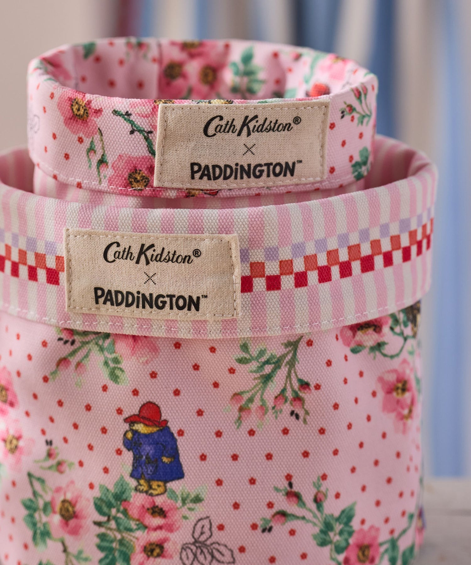 パディントン リバーシブル ストレージ 2個セット Paddington Blossom