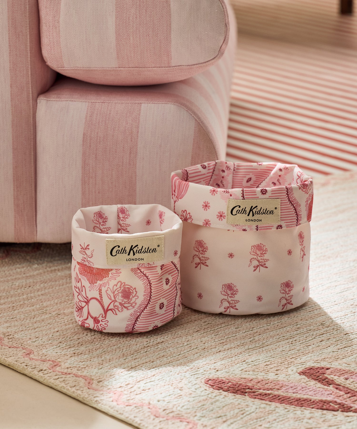 リバーシブル ストレージ 2個セット Spitalfields Silk | Cath Kidston