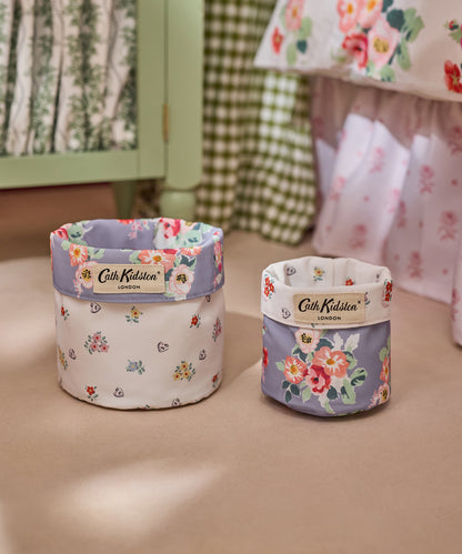 リバーシブル ストレージ 2個セット Archive Floral / Button Block Floral