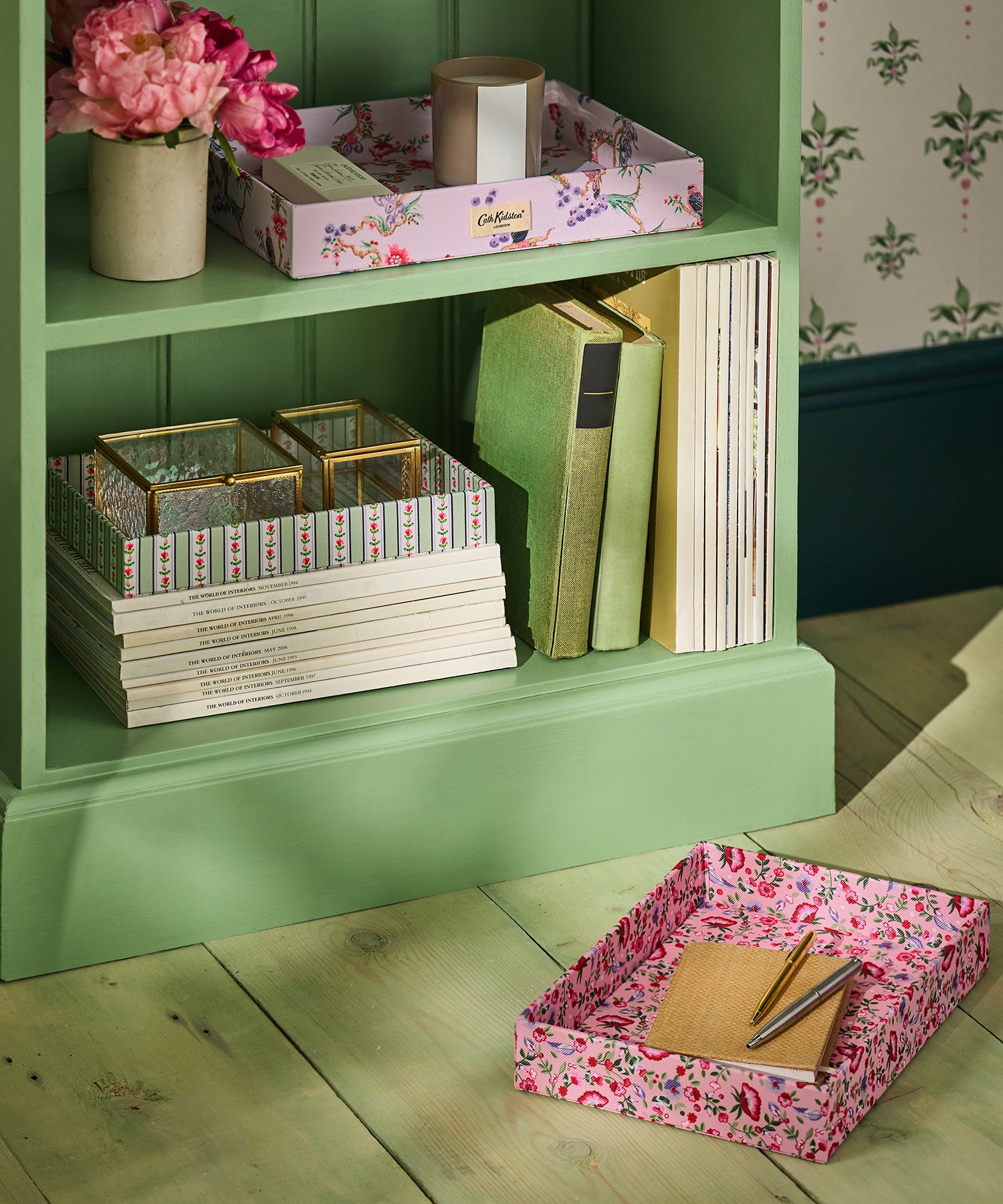 ファブリック トレイ Birds