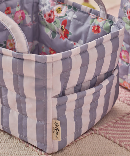 キルテッド ストレージ 2個セットArchive Floral