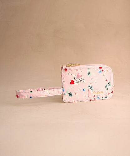 カード&コイン パースW Puppy Floral