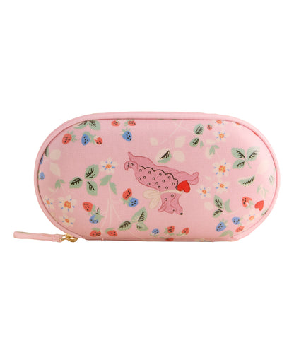グラスケース Puppy Floral