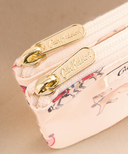 ダブル ジップドパース Queenies London