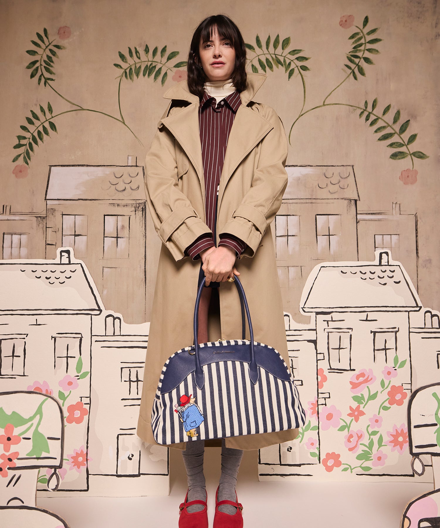 パディントン ボウリング バッグ Paddington Stripe