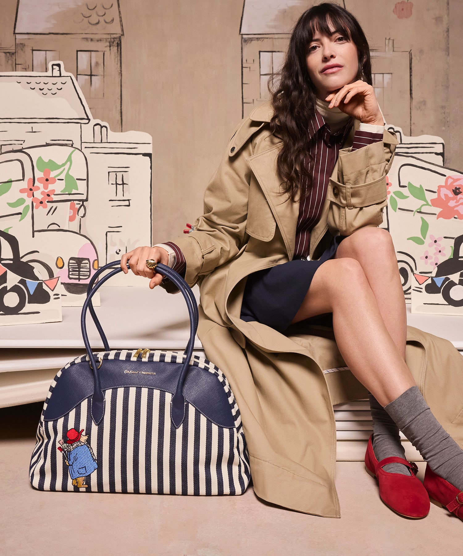 パディントン ボウリング バッグ Paddington Stripe