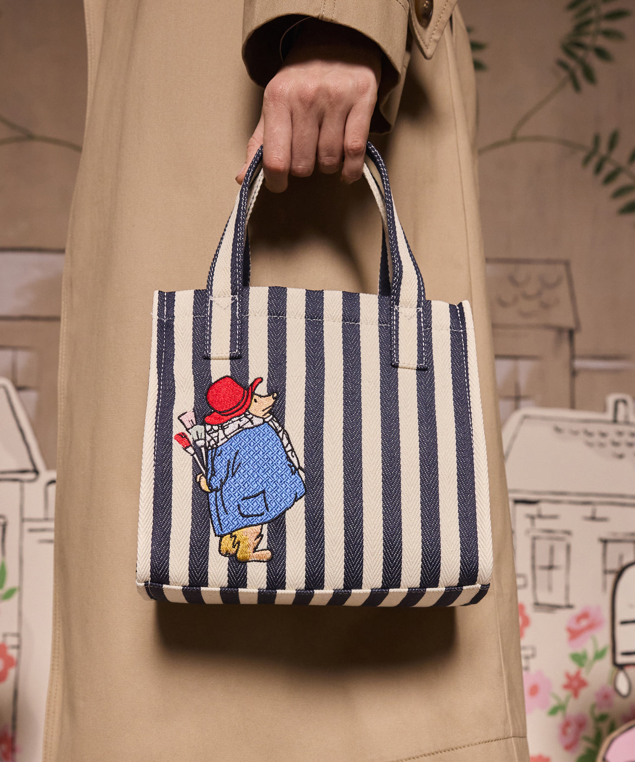 パディントン スモール ブックバッグ Paddington Stripe