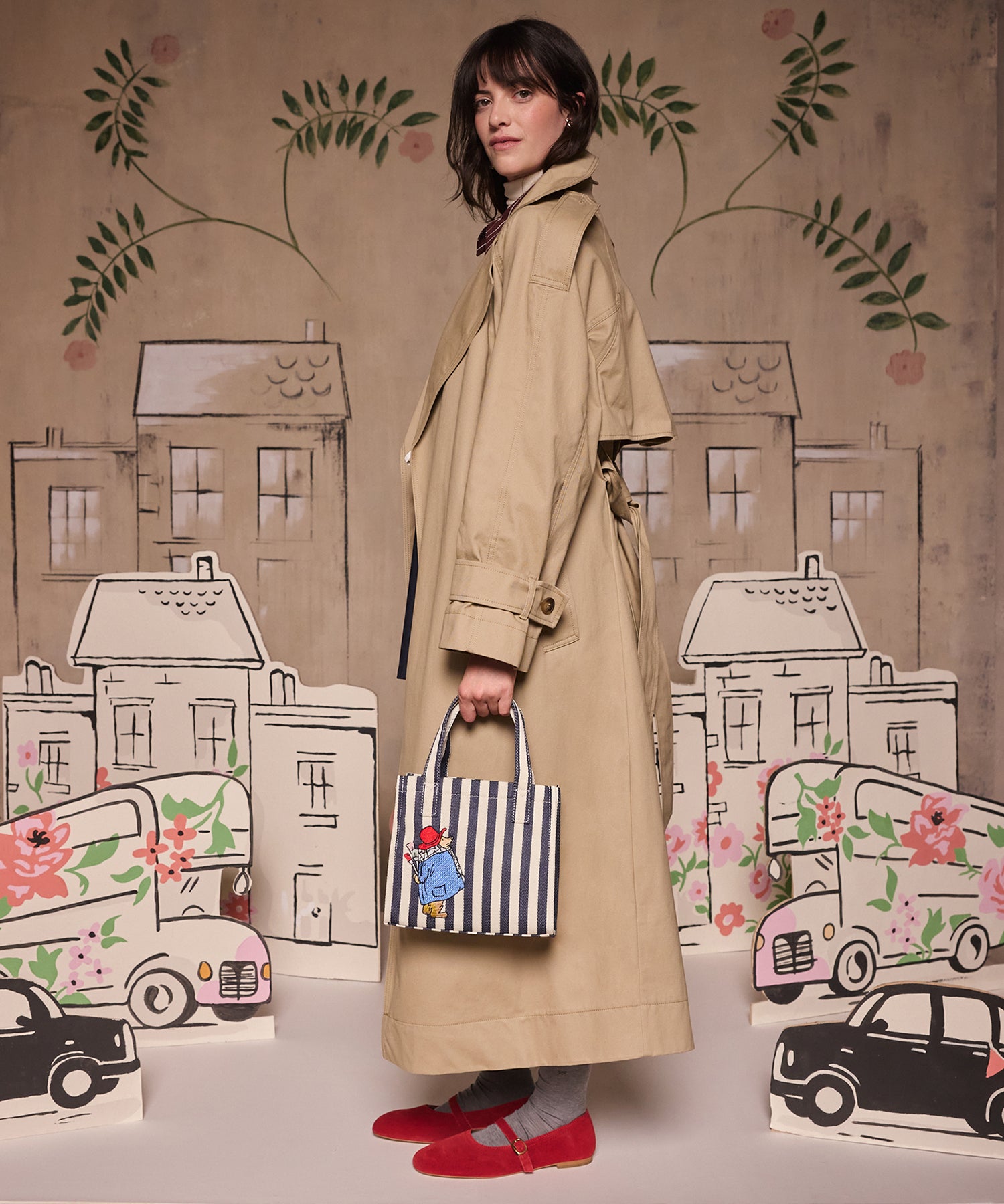 パディントン スモール ブックバッグ Paddington Stripe