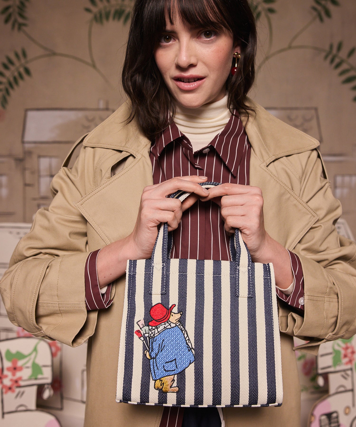 パディントン スモール ブックバッグ Paddington Stripe | Cath