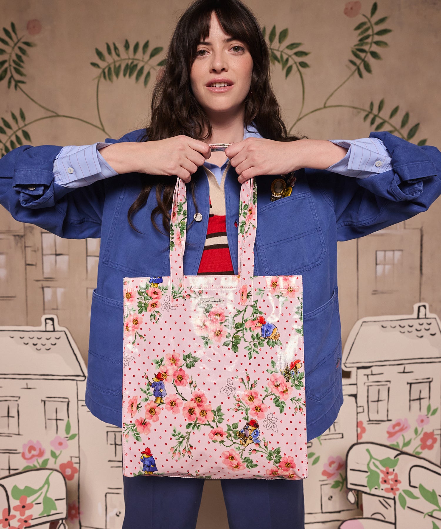 パディントン ラージ ブックバッグ Paddington Blossom | Cath Kidston パディントン ラージ ブックバッグ Paddington Blossom | Cath Kidston