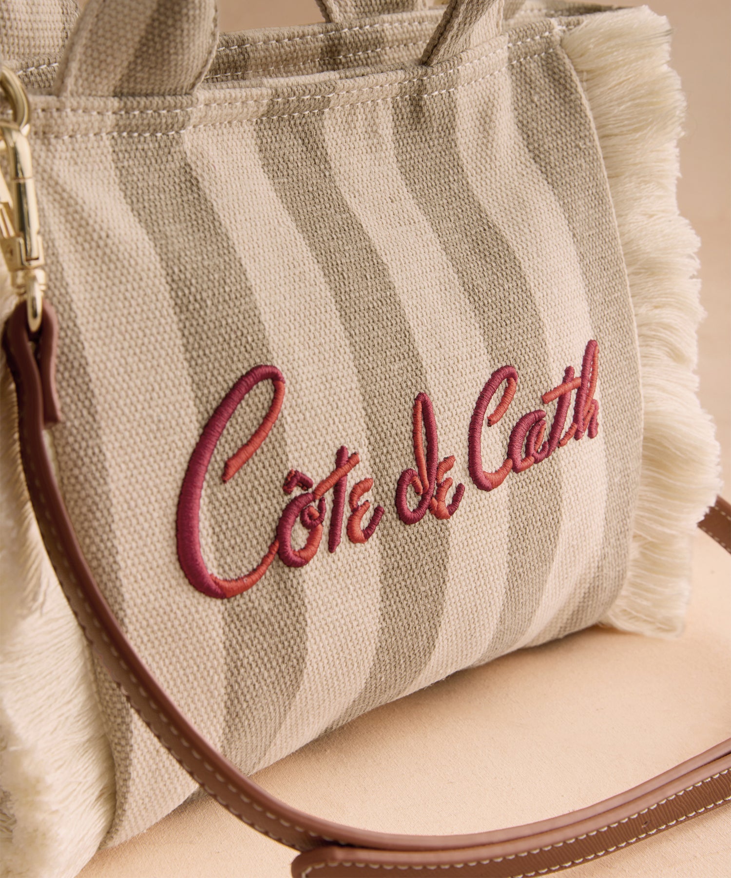 ミニ トートバッグ Cath Stripe
