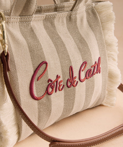ミニ トートバッグ Cath Stripe