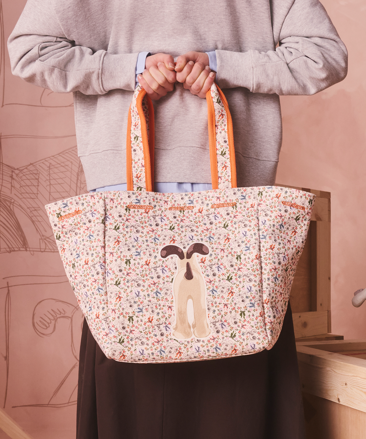 Wallace & Gromit シティ トートバッグ Tied in a Bow