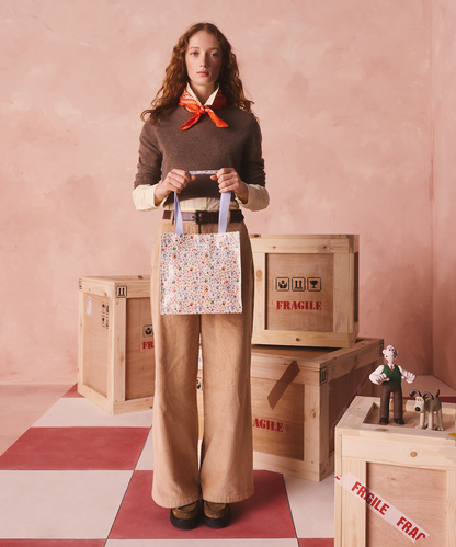 Wallace & Gromit ミディアム ブックバッグ Tied in a Bow