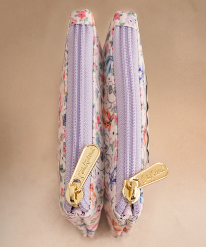 Wallace & Gromit ダブル ジップド パース Tied in a Bow