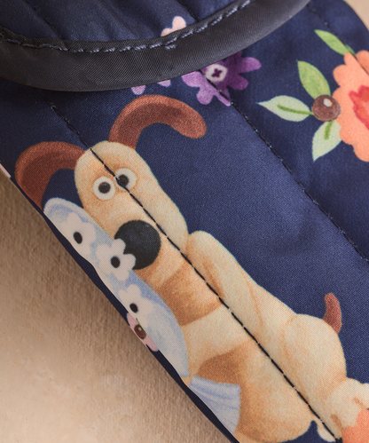 Wallace & Gromit フラップ グラスケース Gromit in Love