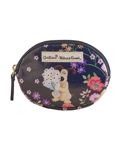 Wallace & Gromit オーバル コイン パース Gromit in Love