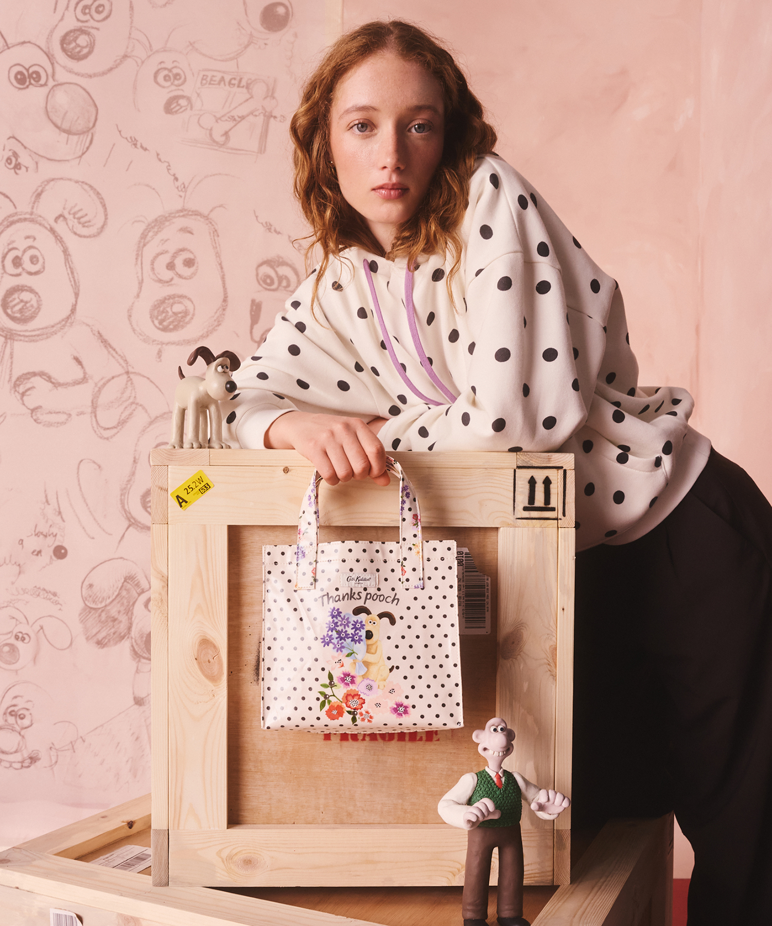 Wallace & Gromit スモール ブックバッグ On the Spot Gromit