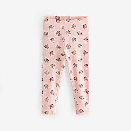キッズ レギンス 3枚セット Pink Floral