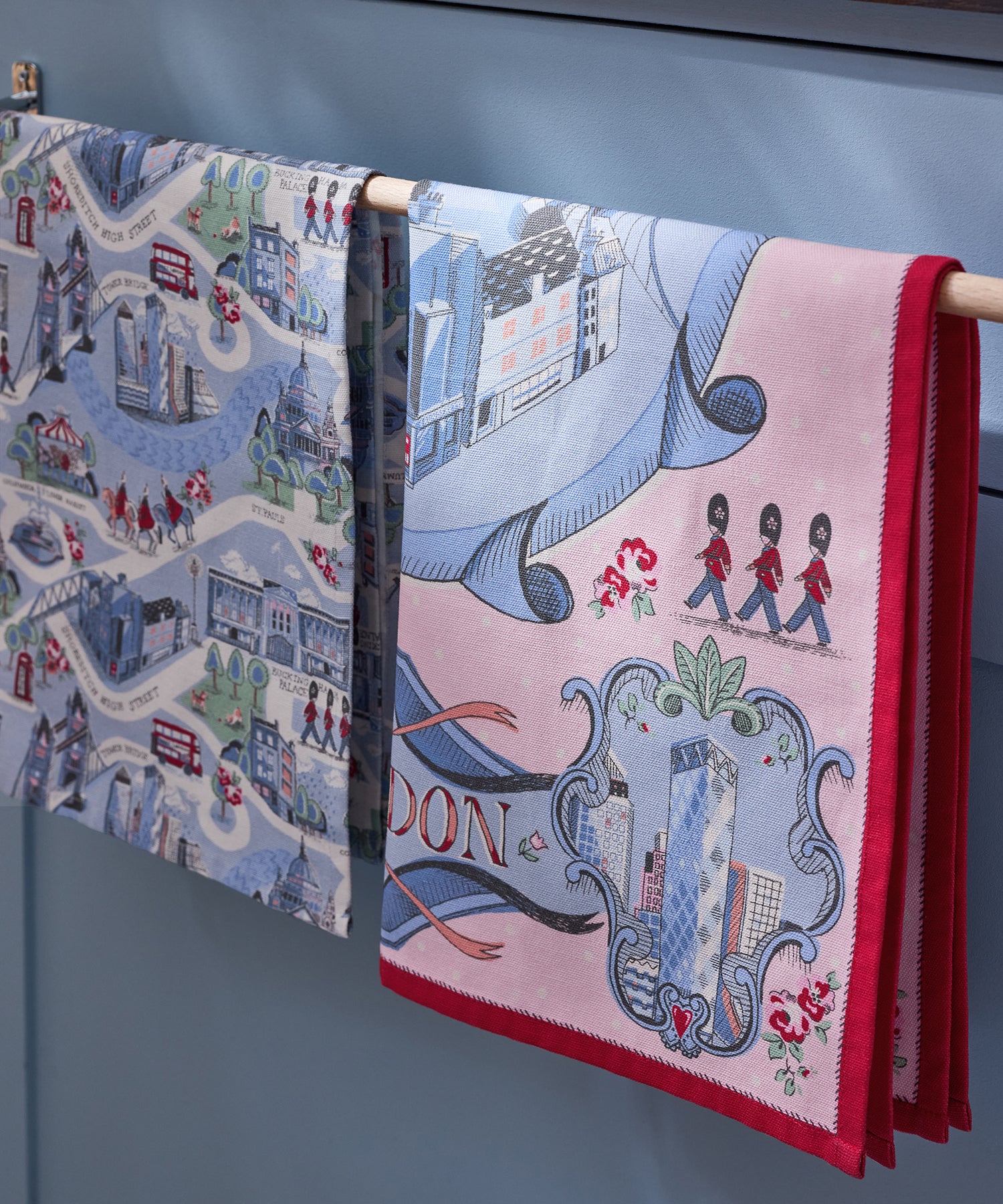 ティータオルセット 2PC London Town | Cath Kidston 日本公式