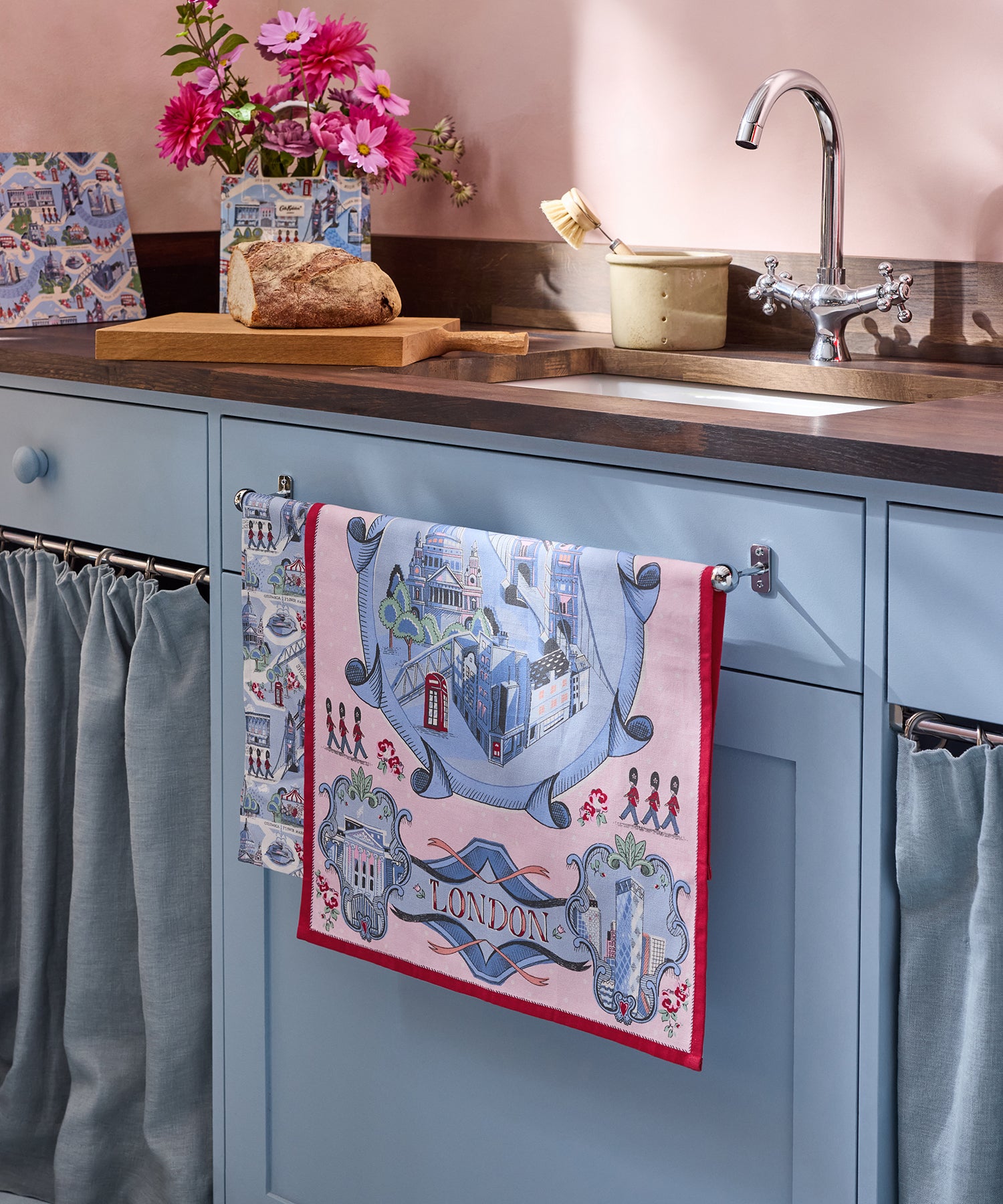 ティータオルセット 2PC London Town