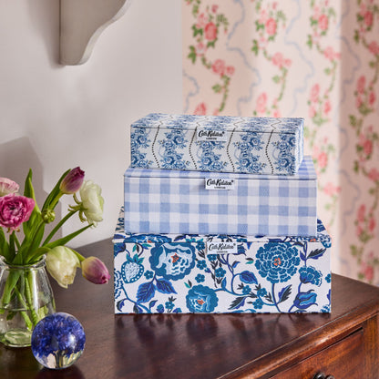 ストレージボックス 3点セット Blue