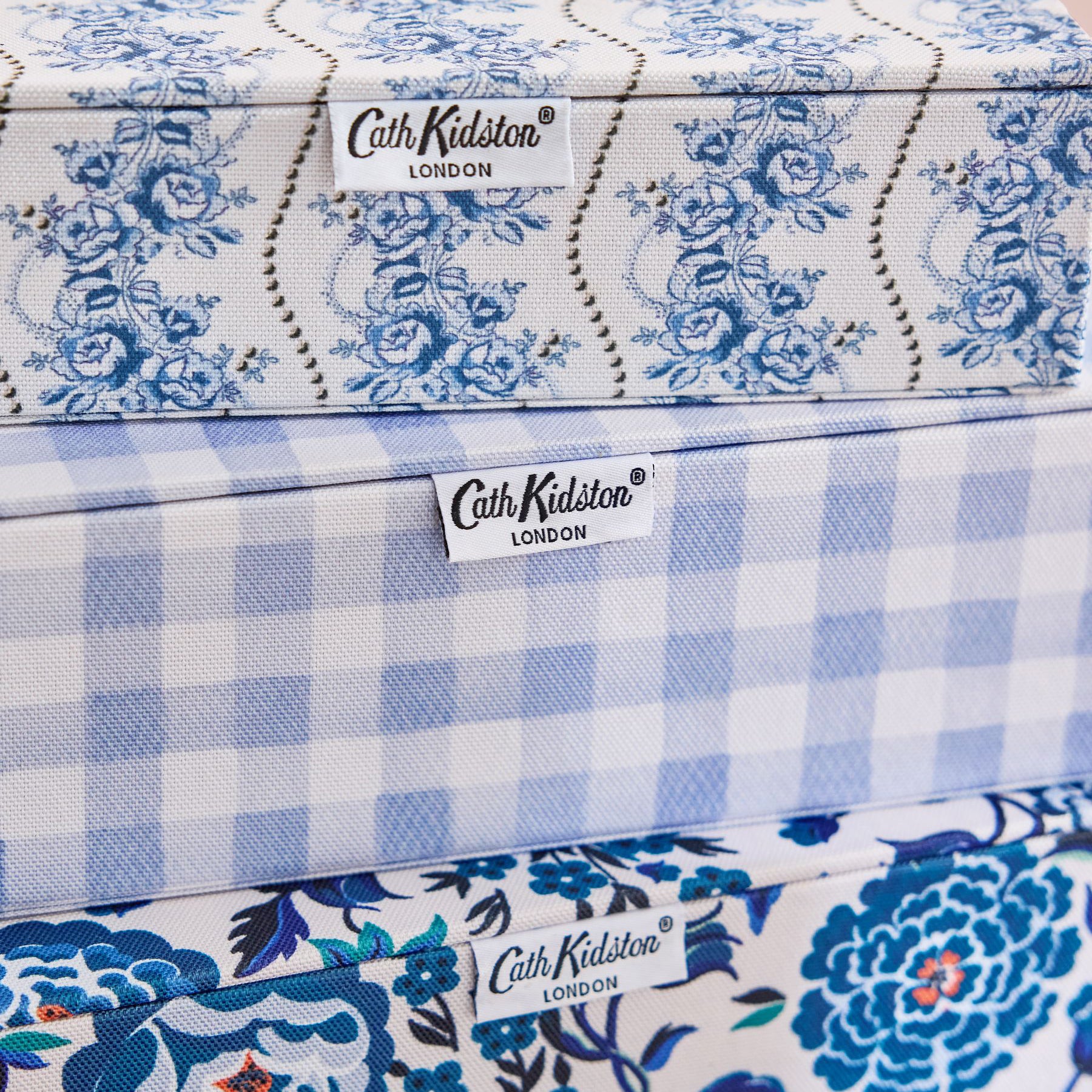 ストレージボックス 3点セット Blue | Cath Kidston 日本公式