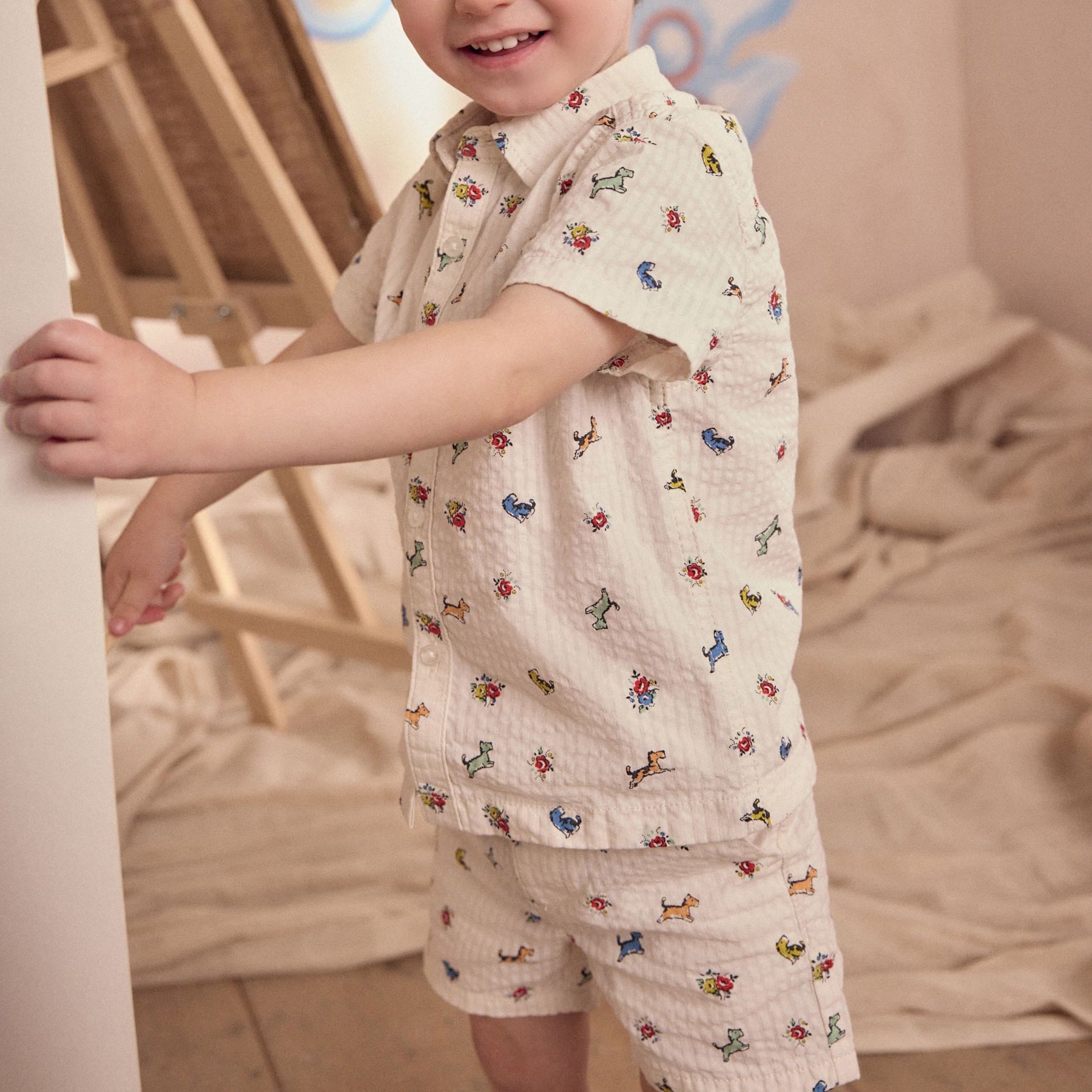 キッズ シャツ＆ショートパンツセットBillie&Friends