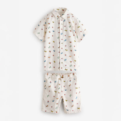 キッズ シャツ＆ショートパンツセットBillie&Friends