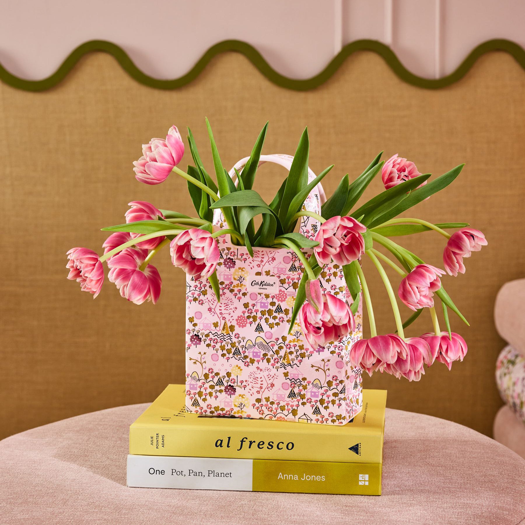 ブックバッグ フラワーベース