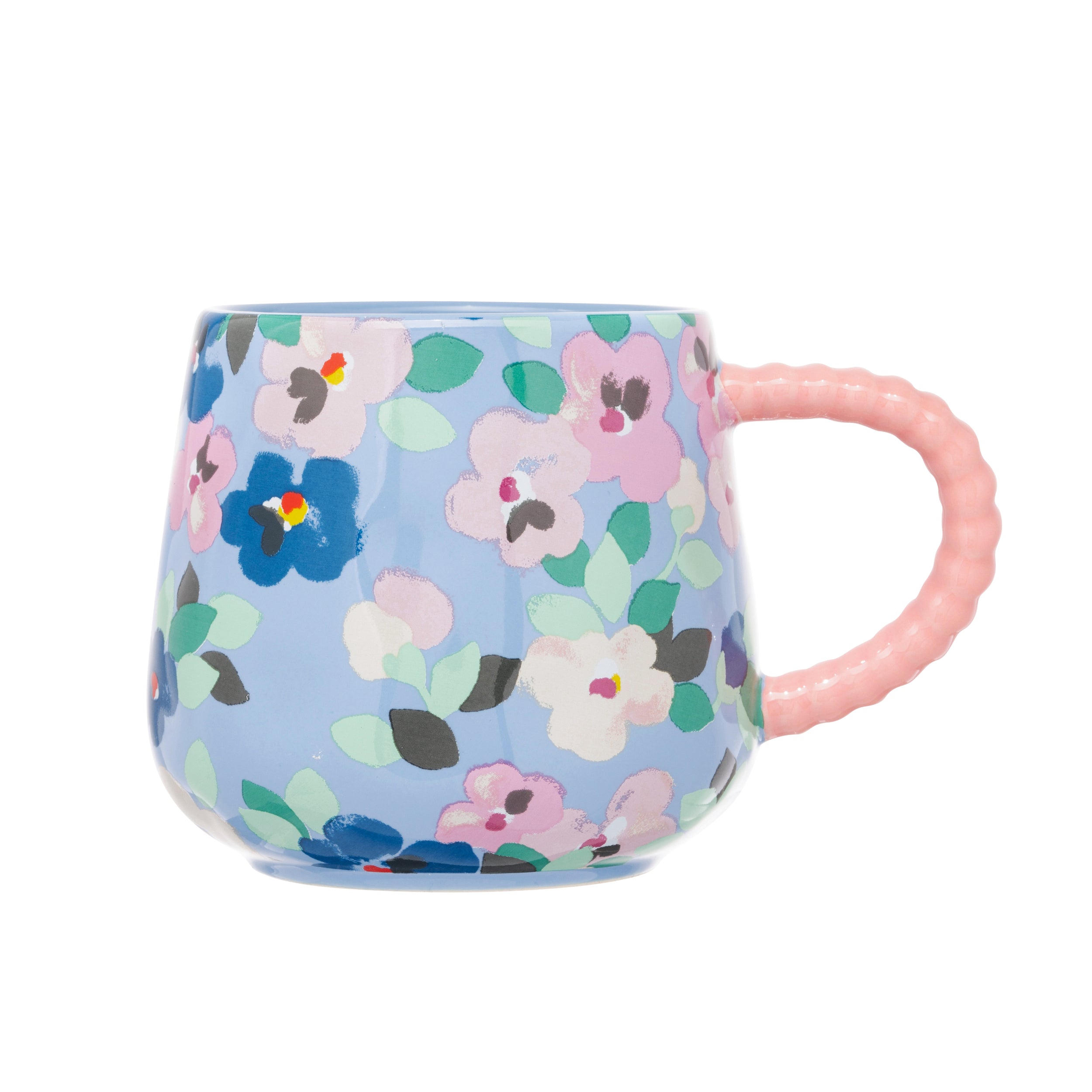 Billie マグカップ ツイステッドハンドル Painted Pansies