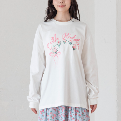 ロングスリーブTシャツ Ribbon Floral