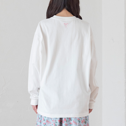 ロングスリーブTシャツ Ribbon Floral